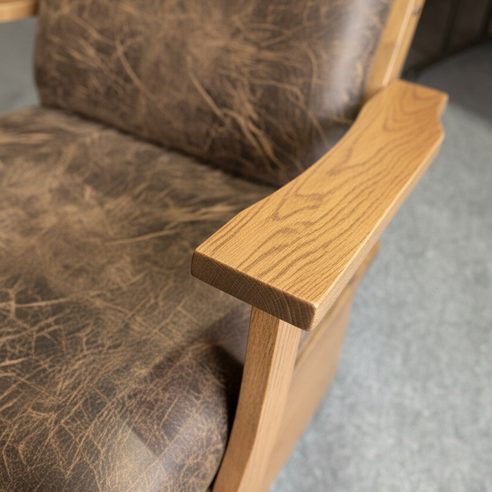 Amish Andover Swivel Glider