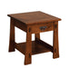 Amish Monterey End Table 24"W x 24"D End Tables Contemporary