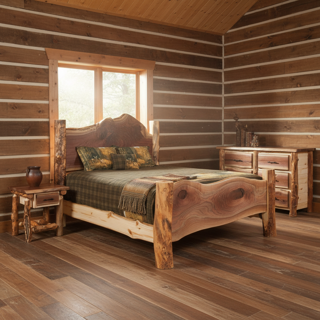 Amish Grand Teton 3-PC Bedroom Set w/ Dresser