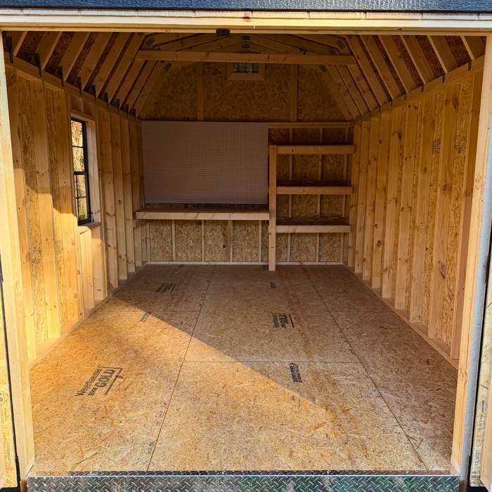 Amish Craftsman Workshop Barn - 10' x 16'