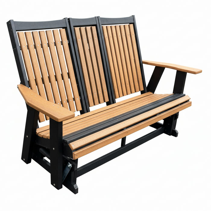Amish Mission Adirondack 5' Settee Glider