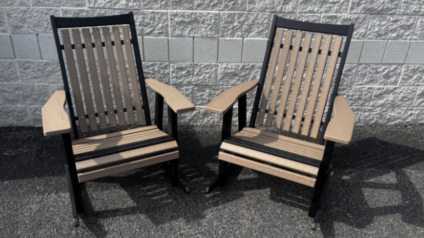 Amish Mission Adirondack Rocking Chair