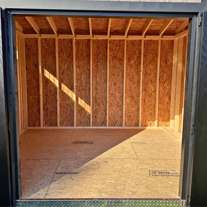 Amish Modern Single Slope Storage Shed – 10' x 12'