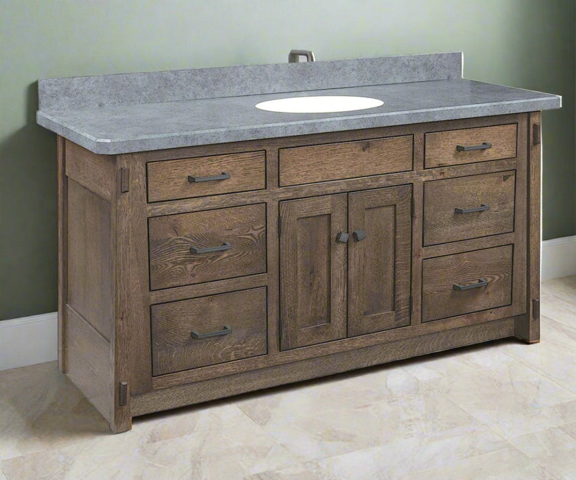 McCoy Vanity 58" Wide Bathroom Vanities: 50-59" Wide Mission