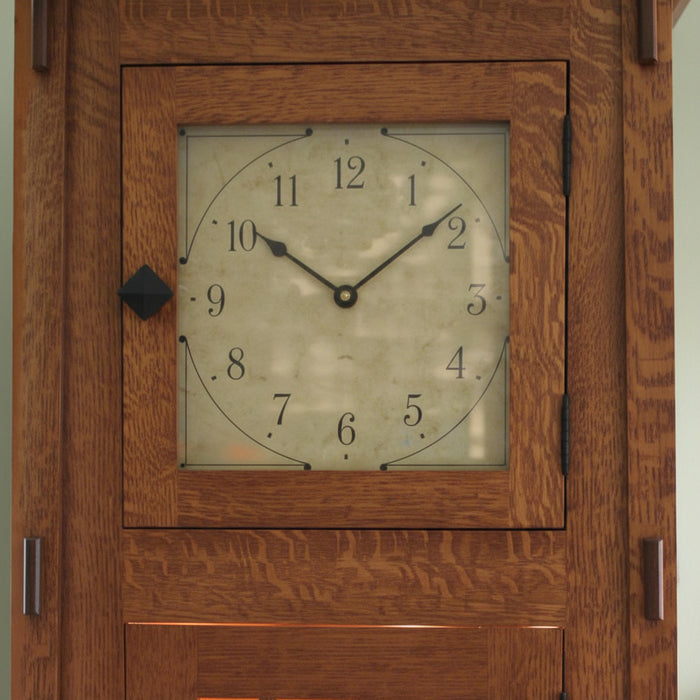Amish McCoy Mission Grandfather Clock Curio #608