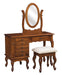 Queen Anne Jewelry Dressing Table Dressing Vanities Heartland Fabric Standard & Faux Traditional