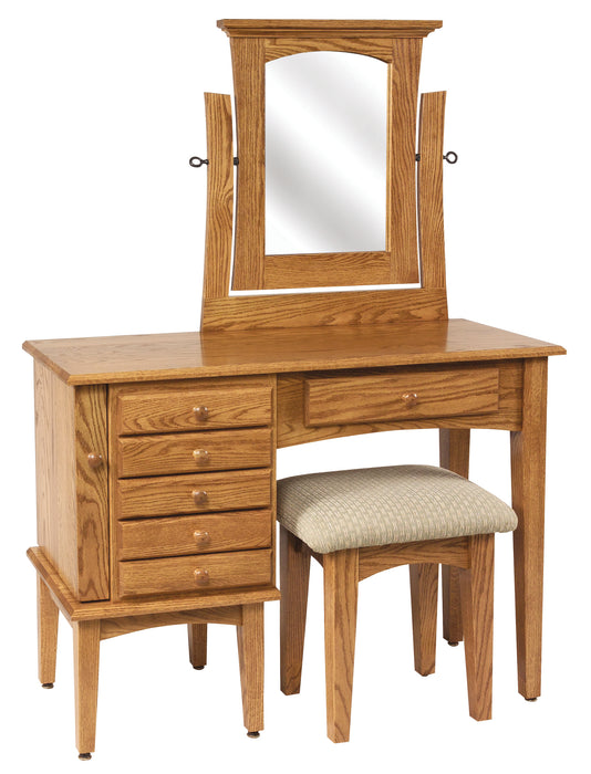 Shaker Jewelry Dressing Table Dressing Vanities Heartland Fabric Standard & Faux Traditional