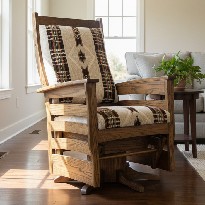 Amish Liberty Swivel Glider