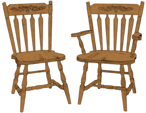 Colonial Arrow Dining Chair Dining Chairs Traditional