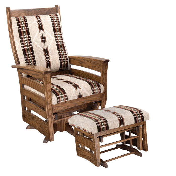 Amish Liberty Swivel Glider