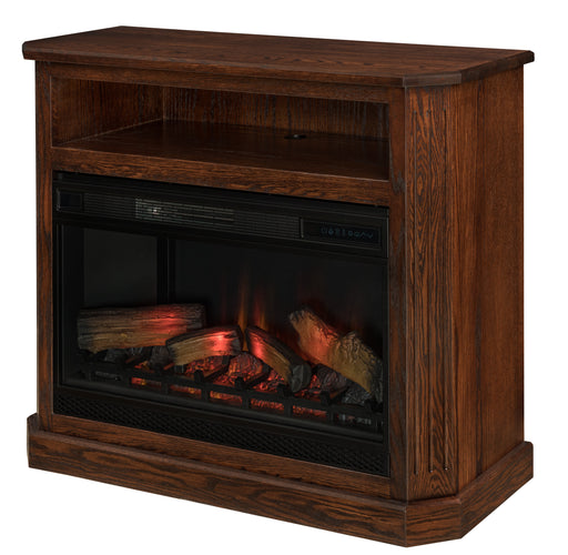 Amish Kirklin Fireplace Mantel w/ Opening Fireplace Mantles Traditional