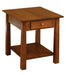 Amish Stratford End Table 24"W x 24"D x 24"H End Tables Contemporary