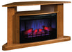 Amish Shellburn Corner Fireplace Mantel w/ Opening Fireplace Mantles Contemporary Traditional