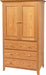 Amish Scenic Shaker 3-Drawer Armoire Armoires Shaker