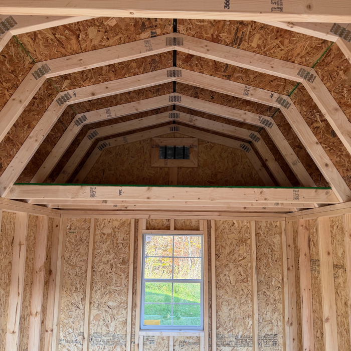 Amish High Barn Storage Shed – 8' x 12'