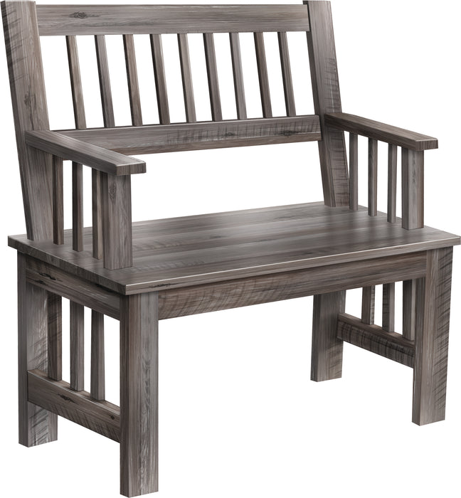 Mission Entryway Bench — Our Family Craft Shop1