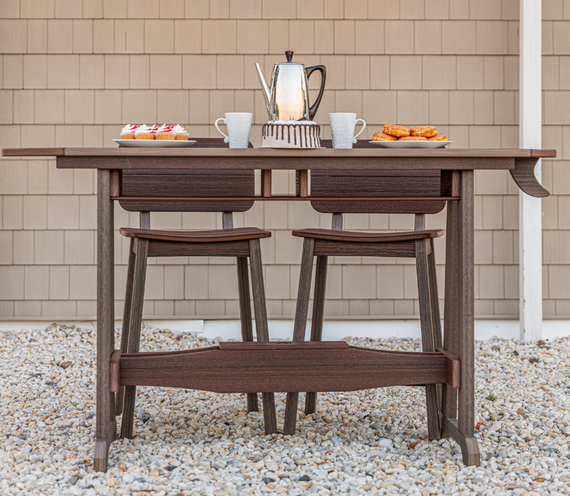 Amish Surf-Aira Bar Table
Amish Made Poly Bar Table
Brazilian Walnut on Coastal Gray
