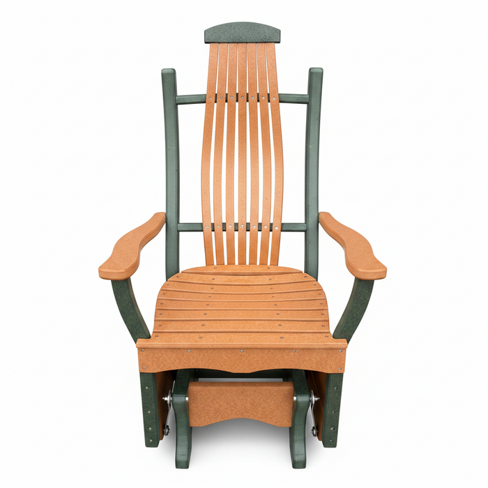 Amish Sunrise Bent Glider - In-Stock - Multiple Colors
