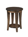 Amish Round Riviera End Table 18"W x 24"D x 24"H End Tables Contemporary