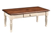 Amish Colonial Coffee Table Coffee Tables Traditional