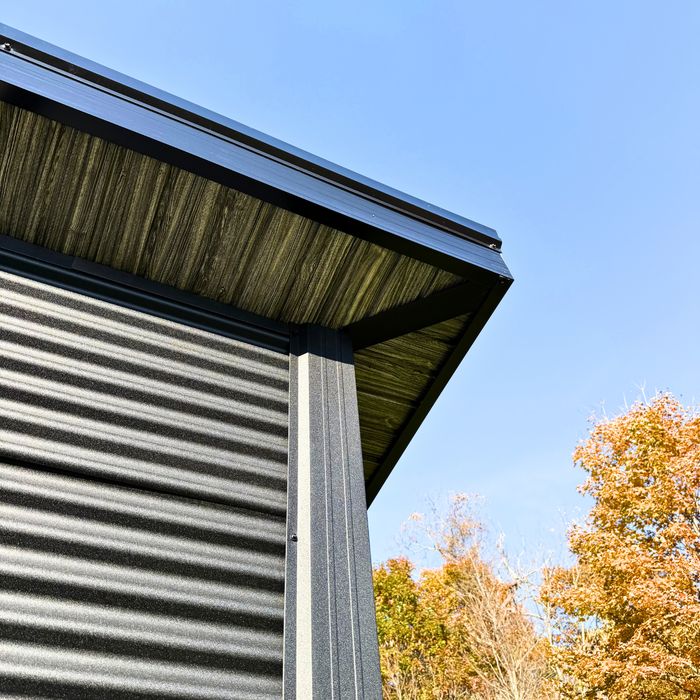Amish Modern Single Slope Storage Shed – 10' x 12'