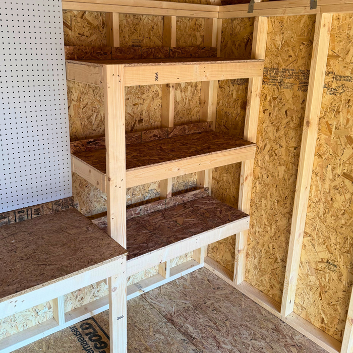 Amish Craftsman Workshop Barn - 10' x 16'