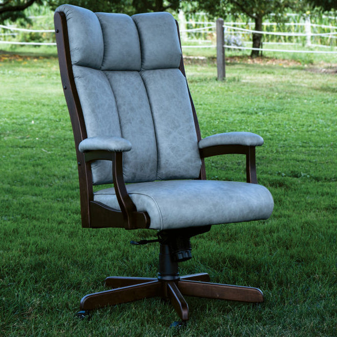 Quick Ship Amish Clark Executive Office Chair