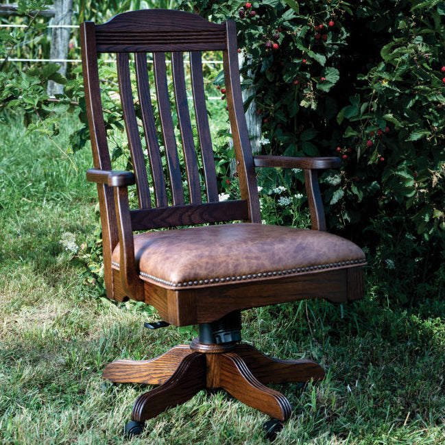 Amish Royal Desk Arm Chair