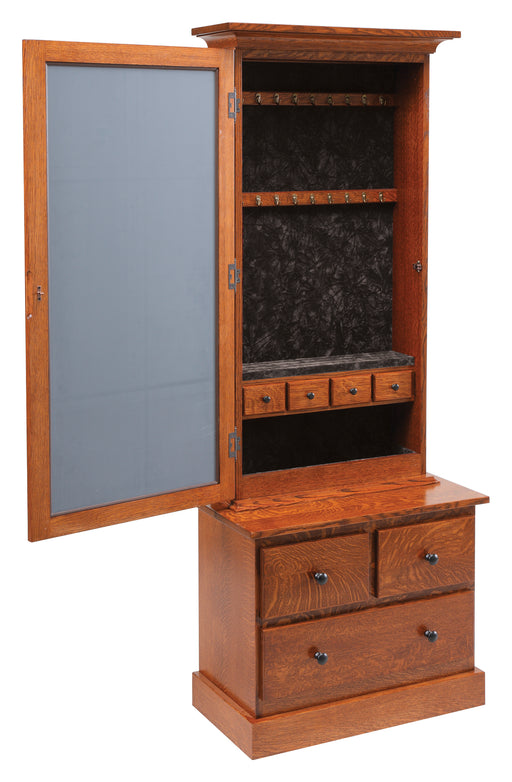 Weston Shaker Jewelry Armoire Cheval Mirrors Traditional