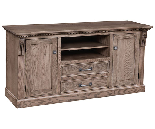 Amish Grand Manor TV Stand TV Stands Traditional