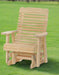 Amish Treated Highback Glider Natural Treated Pine Treated Gliders