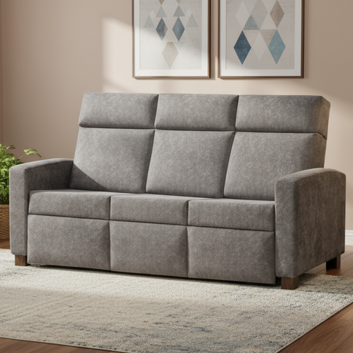 Modern Shaker Push Back Reclining Sofa Reclining Sofas Contemporary Heartland Fabric Indoor Fabric Modern