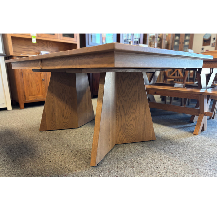 Amish Charlotte Double Pedestal Dining Set - In-Stock