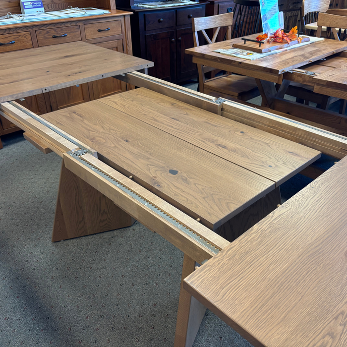 Amish Charlotte Double Pedestal Dining Set - In-Stock