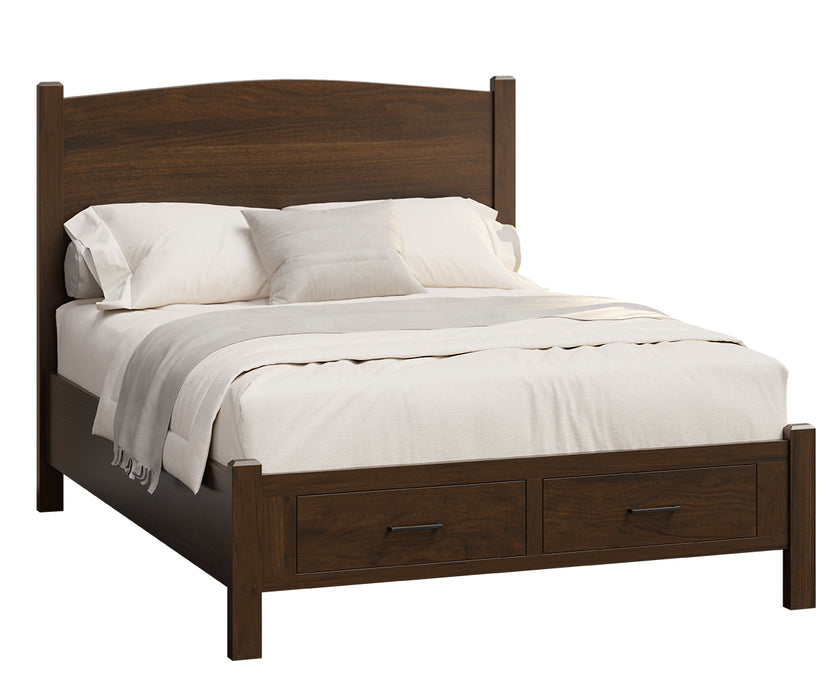 Amish Addie Footboard Storage Bed