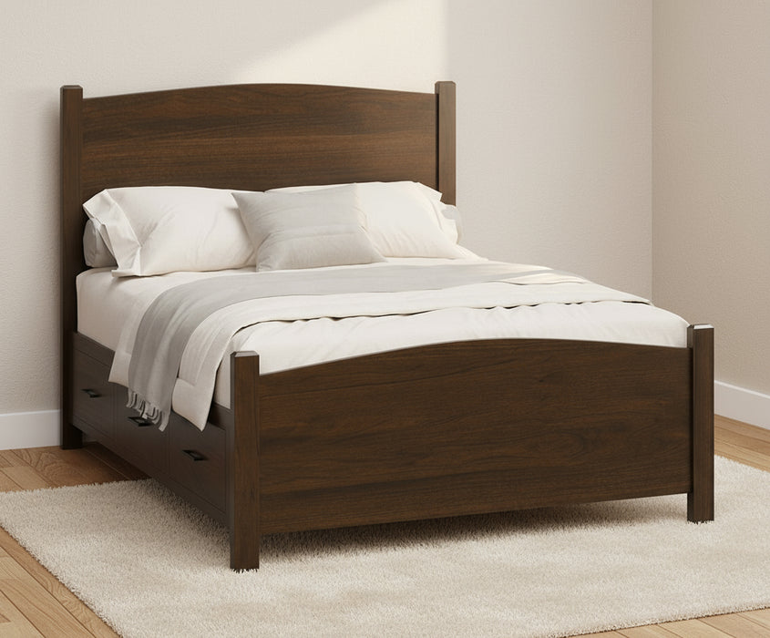 Quick Ship Amish Addie Bed