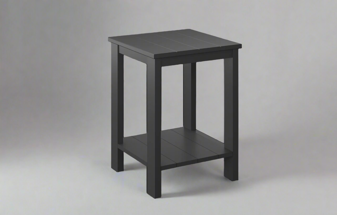 Amis Modern Balcony Table Black Poly Outdoor furniture 