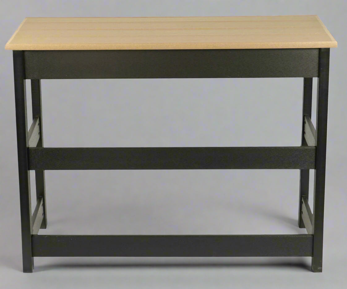 Amish-Columbia-Breakfast-Bar-Set-Front View Amish poly outdoor furntirue