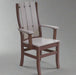 Amish-Paradise-Arm-Chair Gray on Brown Durable outdoor furniture