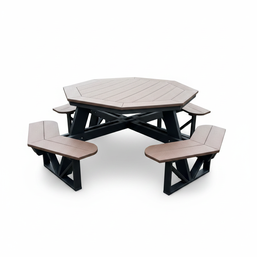 Amish Octagon Picnic Table