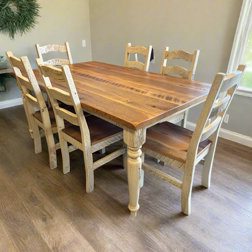 Amish Belmont Reclaimed Barnwood Dining Set-Set Picture