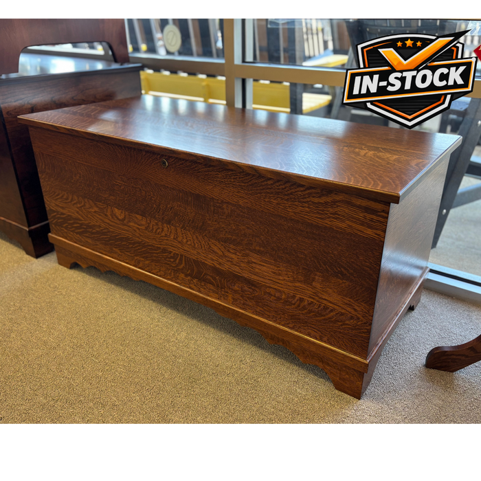 Amish Classic Flat Top Cedar Chest - Full Cedar Lining - 46" - In-Stock