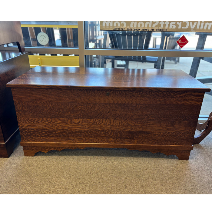 Amish Classic Flat Top Cedar Chest - Full Cedar Lining - 46" - In-Stock