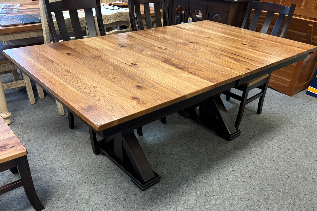 Amish Urbana Double Pedestal Dining Set