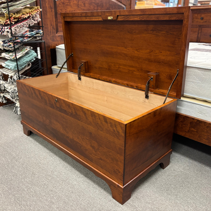 Amish Shaker Waterfall Cedar Chest - 46" - In-Stock