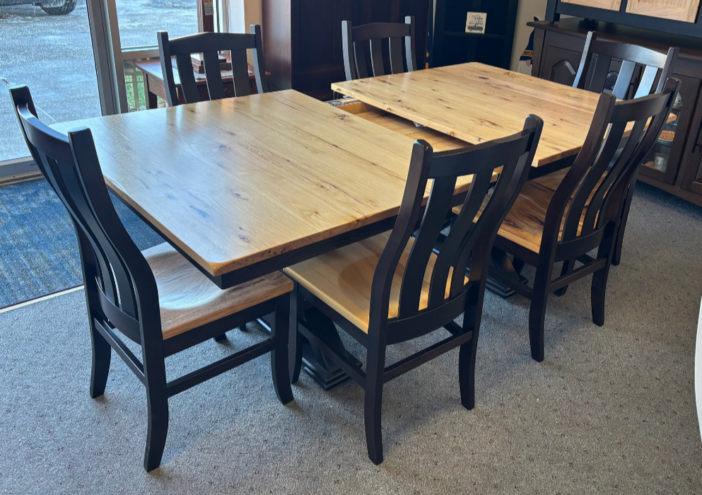 Amish Urbana Double Pedestal Dining Set - Set Picture 2