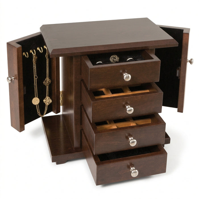 Amish 13" Dresser Top Jewelry Cabinet Jewelry Cabinets Shaker