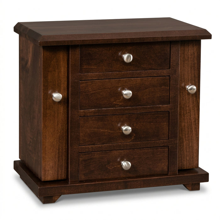 Amish 13" Dresser Top Jewelry Cabinet Jewelry Cabinets Shaker
