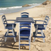 Amish 32" Seabreak Bar Dining Set
Amish Made Poly Bar Dining Set
Patriot Blue on Light Gray