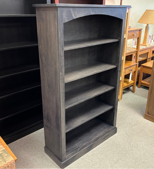 Amish 36" x 60" Bookcase - Solid Maple Amish Bookcase - Liberty Style Bookcase